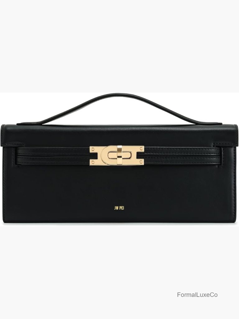 Bria Structured Satchel - Vegan Leather Top Handle Crossbody Bag